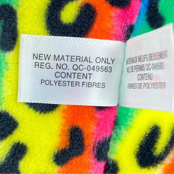 Ty Beanie Ballz Dotty the Leopard 12 inch Plush 2020 Rainbow Multi-colour - Picture 9 of 9